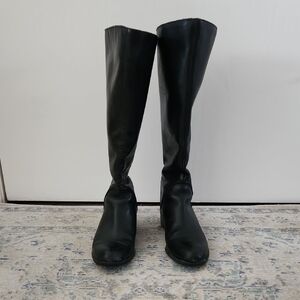 Franco Sarto Black Knee-High Boots
